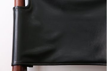 ヴィンテージ家具　USビンテージ　ジャクソンファニチャーの本革製チェア(オットマン付き)