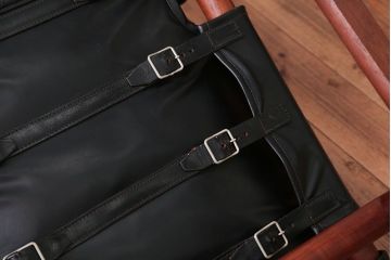 ヴィンテージ家具　USビンテージ　ジャクソンファニチャーの本革製チェア(オットマン付き)