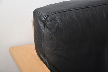 中古　アクタス　COTTO　牛革製3人掛けソファ(定価約23万円)