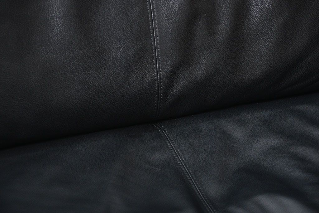 中古　アクタス　COTTO　牛革製3人掛けソファ(定価約23万円)