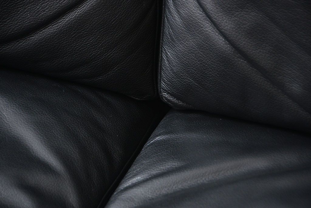 中古　アクタス　COTTO　牛革製3人掛けソファ(定価約23万円)