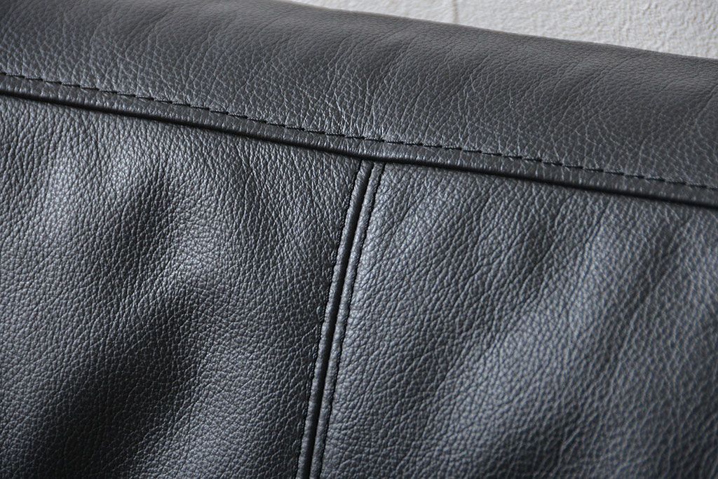 中古　アクタス　COTTO　牛革製3人掛けソファ(定価約23万円)