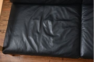 中古　アクタス　COTTO　牛革製3人掛けソファ(定価約23万円)