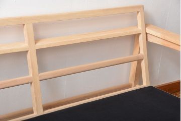 中古　アクタス　COTTO　牛革製3人掛けソファ(定価約23万円)