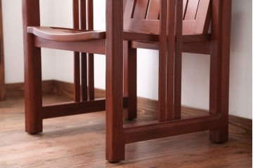 中古　TERRA(テラ)チーク材のアームチェア(1)