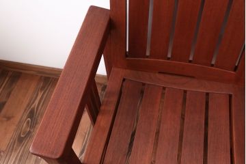 中古　TERRA(テラ)チーク材のアームチェア(1)