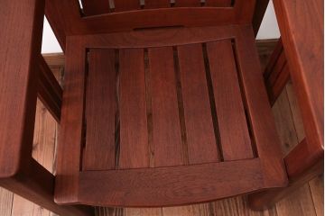 中古　TERRA(テラ)チーク材のアームチェア(1)