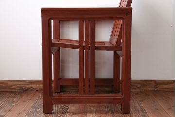 中古　TERRA(テラ)チーク材のアームチェア(1)