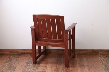 中古　TERRA(テラ)チーク材のアームチェア(1)