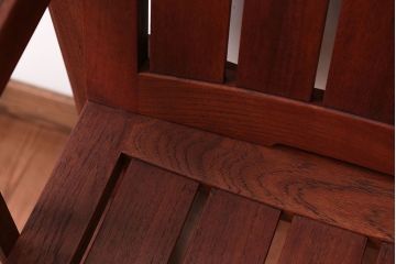 中古　TERRA(テラ)チーク材のアームチェア(2)