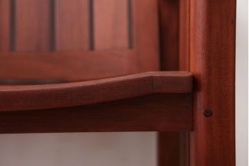 中古　TERRA(テラ)チーク材のアームチェア(2)