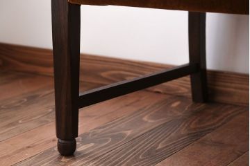 アンティーク家具　大正ロマン　ラグジュアリーな古いナラ材のアームチェア