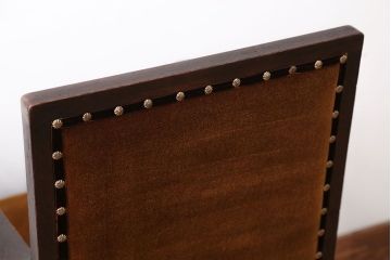 アンティーク家具　大正ロマン　ラグジュアリーな古いナラ材のアームチェア