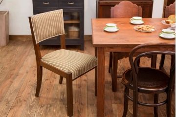 アンティーク家具　アンティーク　シンプルでお洒落な古いナラ材のチェア