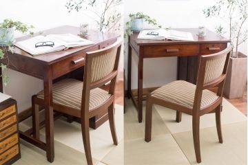 アンティーク家具　アンティーク　シンプルでお洒落な古いナラ材のチェア