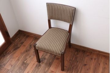 アンティーク家具　アンティーク　シンプルでお洒落な古いナラ材のチェア