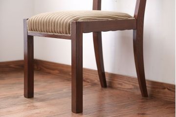 アンティーク家具　アンティーク　シンプルでお洒落な古いナラ材のチェア