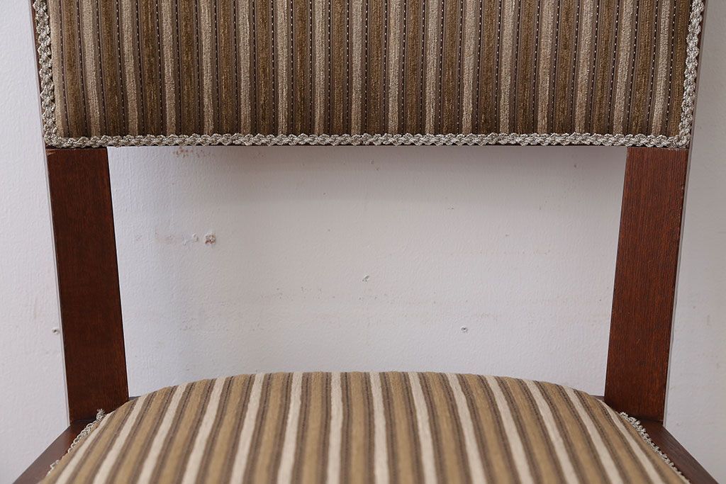 アンティーク家具　アンティーク　シンプルでお洒落な古いナラ材のチェア