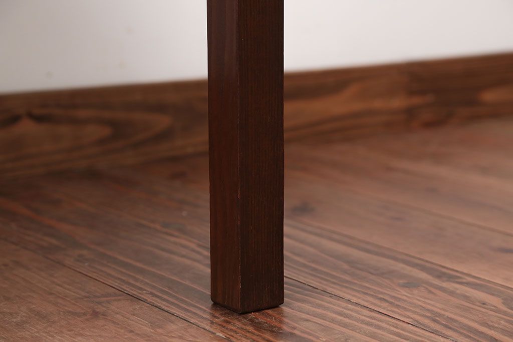 アンティーク家具　アンティーク　シンプルでお洒落な古いナラ材のチェア