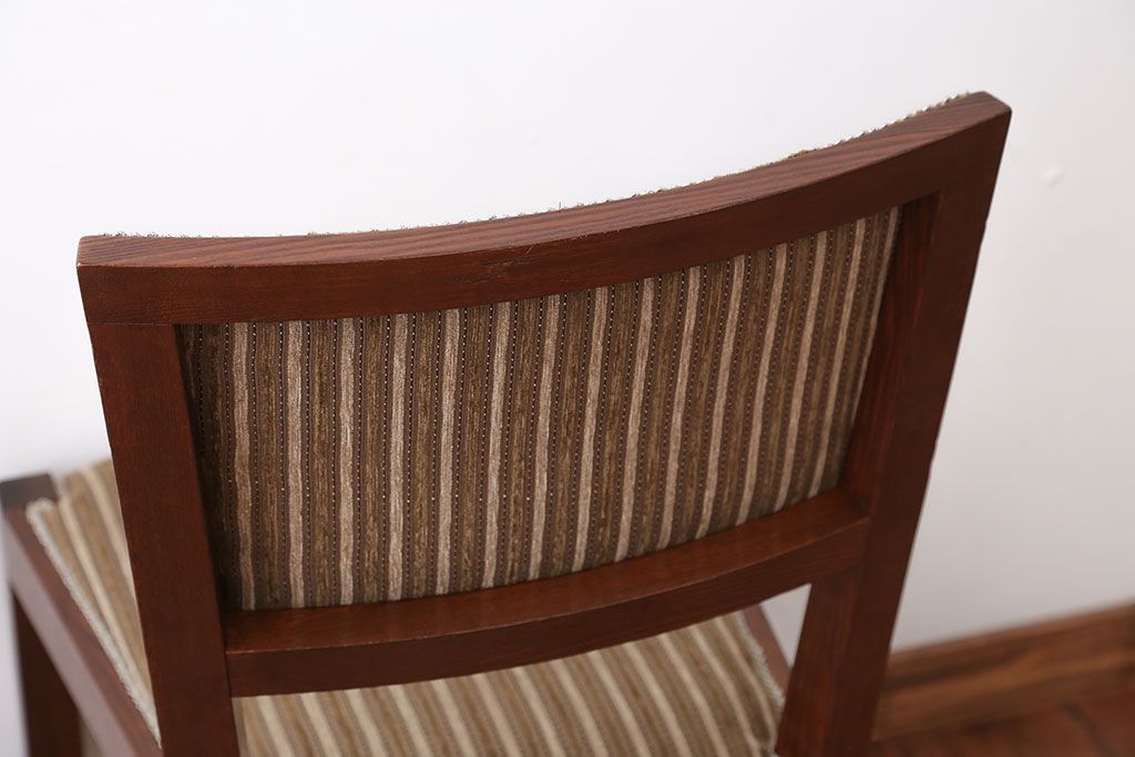 アンティーク家具　アンティーク　シンプルでお洒落な古いナラ材のチェア