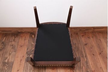 アンティーク家具　アンティーク　シンプルでお洒落な古いナラ材のチェア