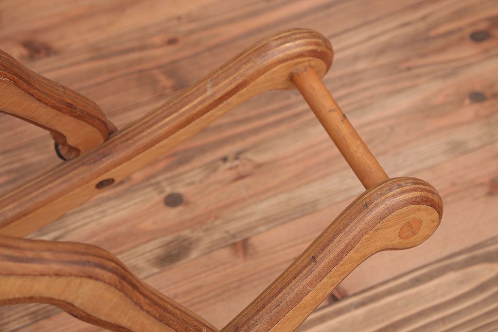 アンティーク雑貨　海外アンティーク　RELKO社製高級ロッキングホース(木馬)