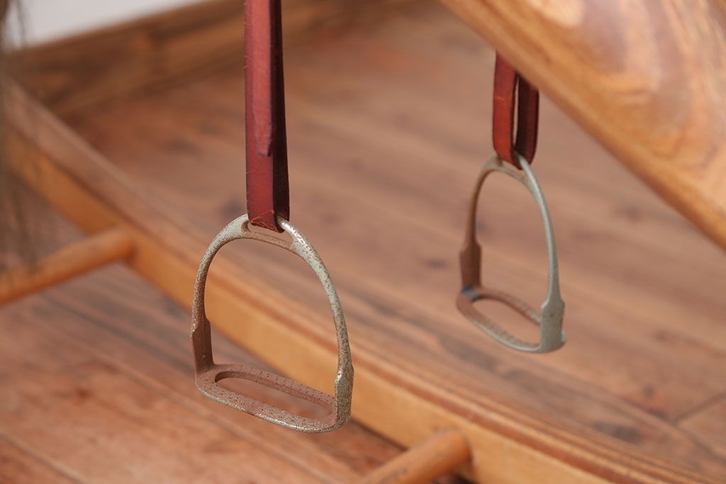 アンティーク雑貨　海外アンティーク　RELKO社製高級ロッキングホース(木馬)