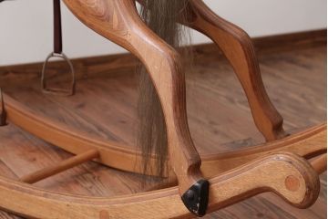 アンティーク雑貨　海外アンティーク　RELKO社製高級ロッキングホース(木馬)