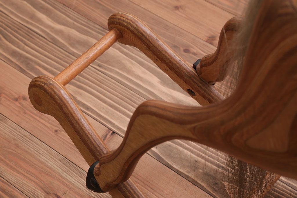 アンティーク雑貨　海外アンティーク　RELKO社製高級ロッキングホース(木馬)