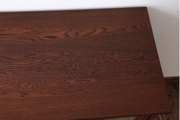 アンティーク家具　和製アンティーク　すりガラス扉の脚付きキッチンキャビネット(作業台・本箱)