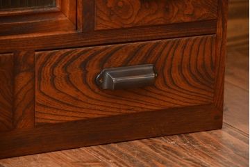 アンティーク家具　古民具・骨董　前面欅材!上質で高級な和製アンティークローボード