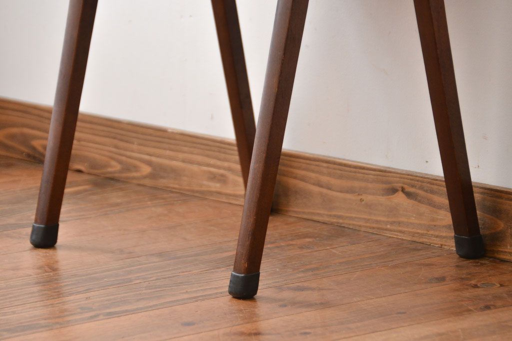 中古　秋田木工のおしゃれな曲げ木スツール