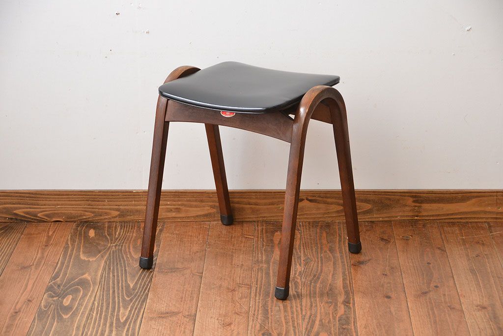 秋田木工　ファブリックスツール　used レア 秋田木工 LYKKE STOOL / あきたもっこう リュッケ スツール