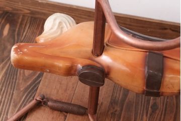 アンティーク雑貨　イギリスアンティーク　小さなかわいいロッキングホース