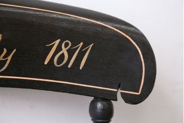 アンティーク家具　アンティーク　おしゃれで小ぶりなトールペイントチェア(1)