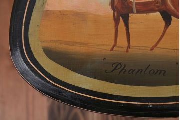 アンティーク家具　アンティーク　おしゃれで小ぶりなトールペイントチェア(1)