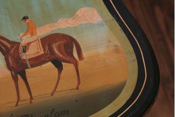 アンティーク家具　アンティーク　おしゃれで小ぶりなトールペイントチェア(1)