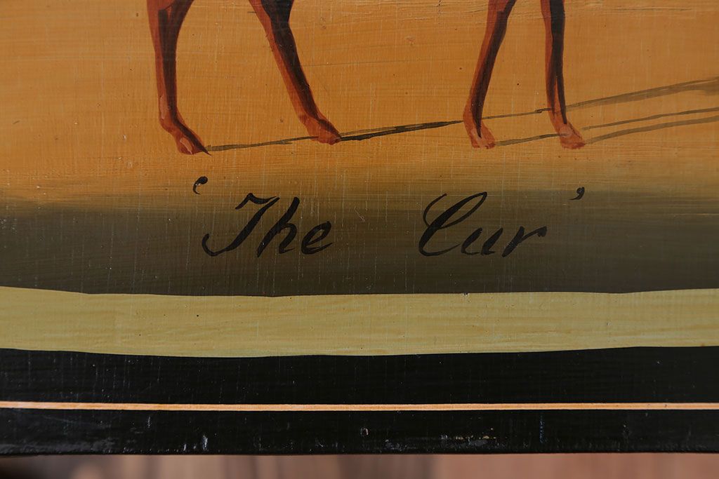 アンティーク家具　アンティーク　おしゃれで小ぶりなトールペイントチェア(2)