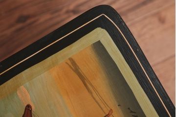 アンティーク家具　アンティーク　おしゃれで小ぶりなトールペイントチェア(2)