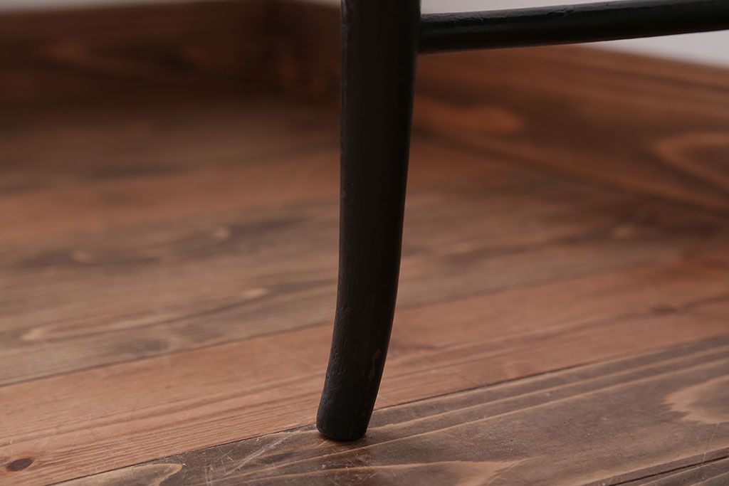 アンティーク家具　アンティーク　おしゃれで小ぶりなトールペイントチェア(2)