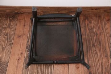 アンティーク家具　アンティーク　おしゃれで小ぶりなトールペイントチェア(2)