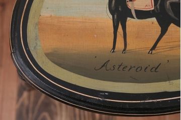 アンティーク家具　アンティーク　おしゃれで小ぶりなトールペイントチェア(3)