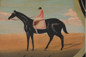 アンティーク家具　アンティーク　おしゃれで小ぶりなトールペイントチェア(3)