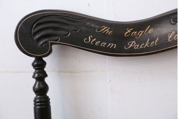 アンティーク家具　アンティーク　おしゃれで小ぶりなトールペイントチェア(4)