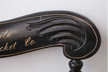 アンティーク家具　アンティーク　おしゃれで小ぶりなトールペイントチェア(4)