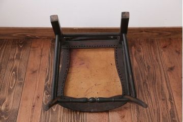 アンティーク家具　アンティーク　おしゃれで小ぶりなトールペイントチェア(4)