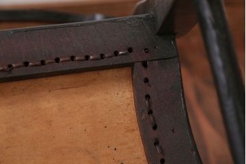 アンティーク家具　アンティーク　おしゃれで小ぶりなトールペイントチェア(4)