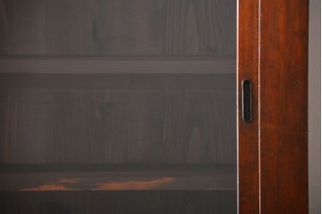 アンティーク家具　古民具・骨董　前面檜材のアンティーク重ね収納棚(水屋箪笥)