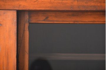 アンティーク家具　古民具・骨董　前面檜材のアンティーク重ね収納棚(水屋箪笥)