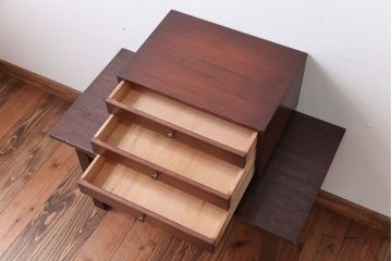 レトロ家具　和製アンティーク　レトロでかわいい横型小引き出し